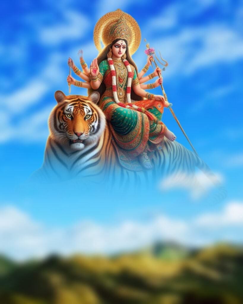 Durga Mata Hd Images Banner Background Poster