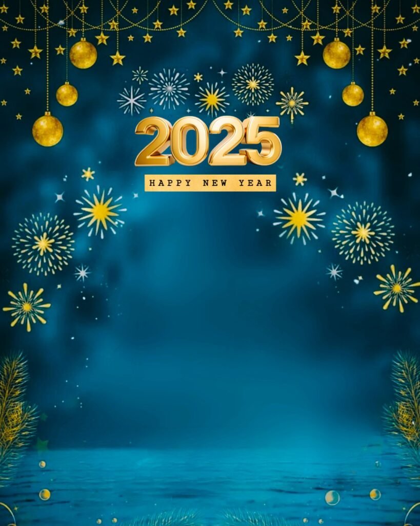 2025 New Year Photo Editing Background Free