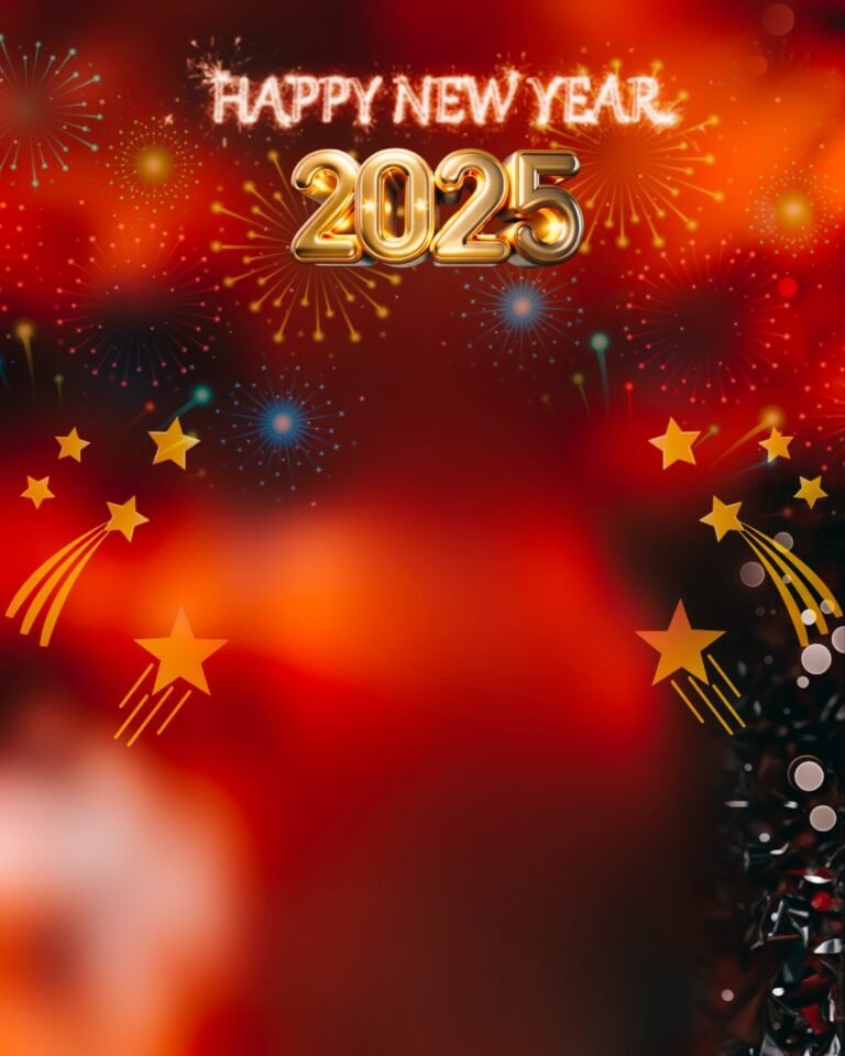 2025 New Year Photo Editing Background Image