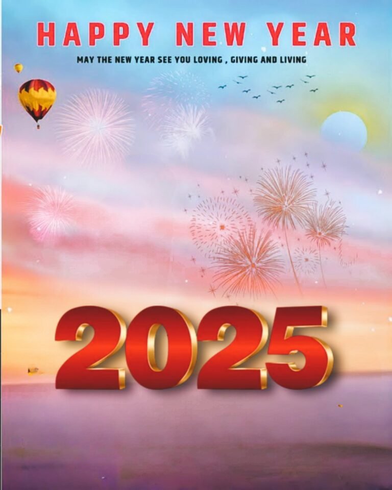 Happy New Year 2025 Photo Editing Background Picsart