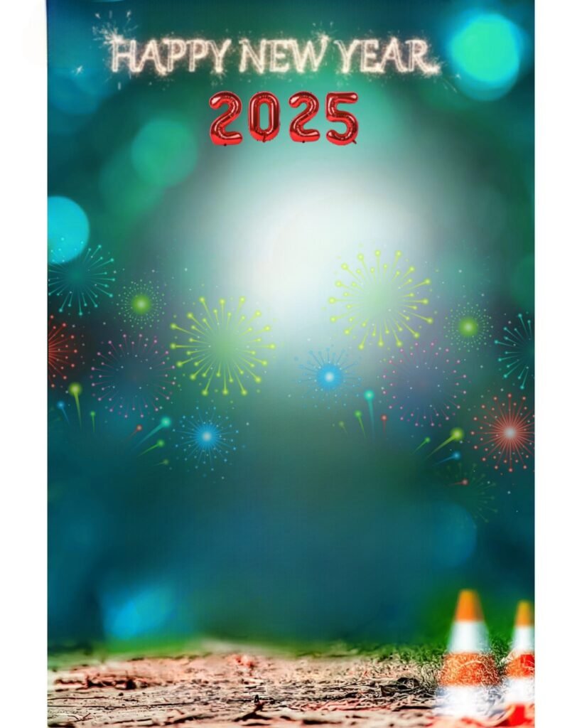 New Year 2025 Editing Background Total PNG