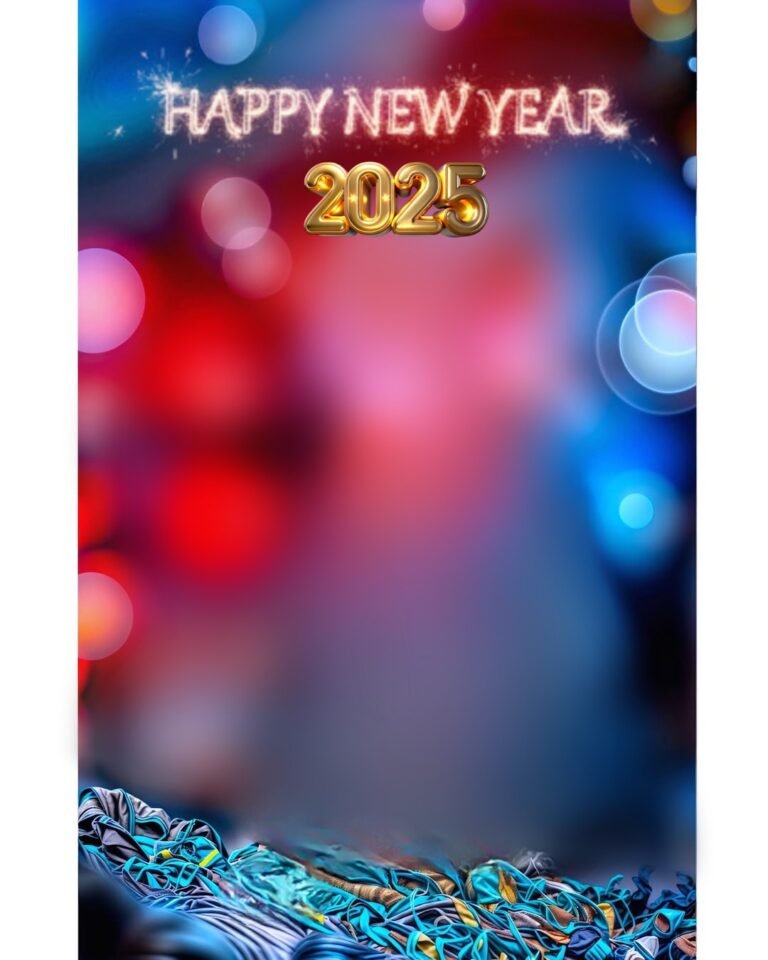 New Year 2025 Photo Editing Background