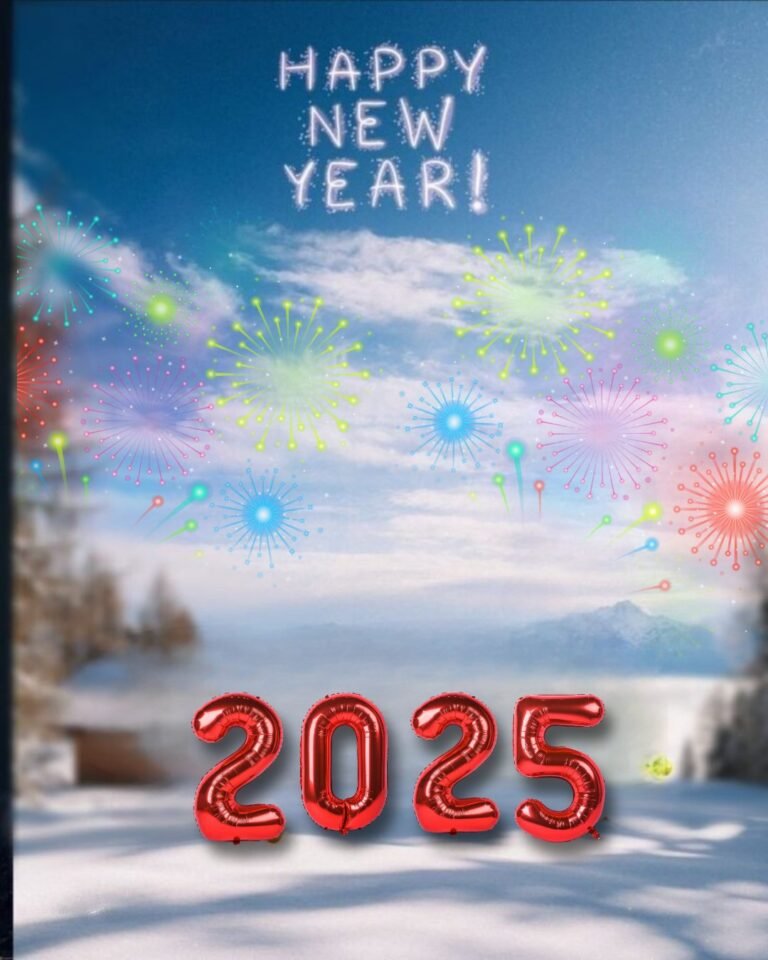 New Year Photo Editing Background & Png 2025